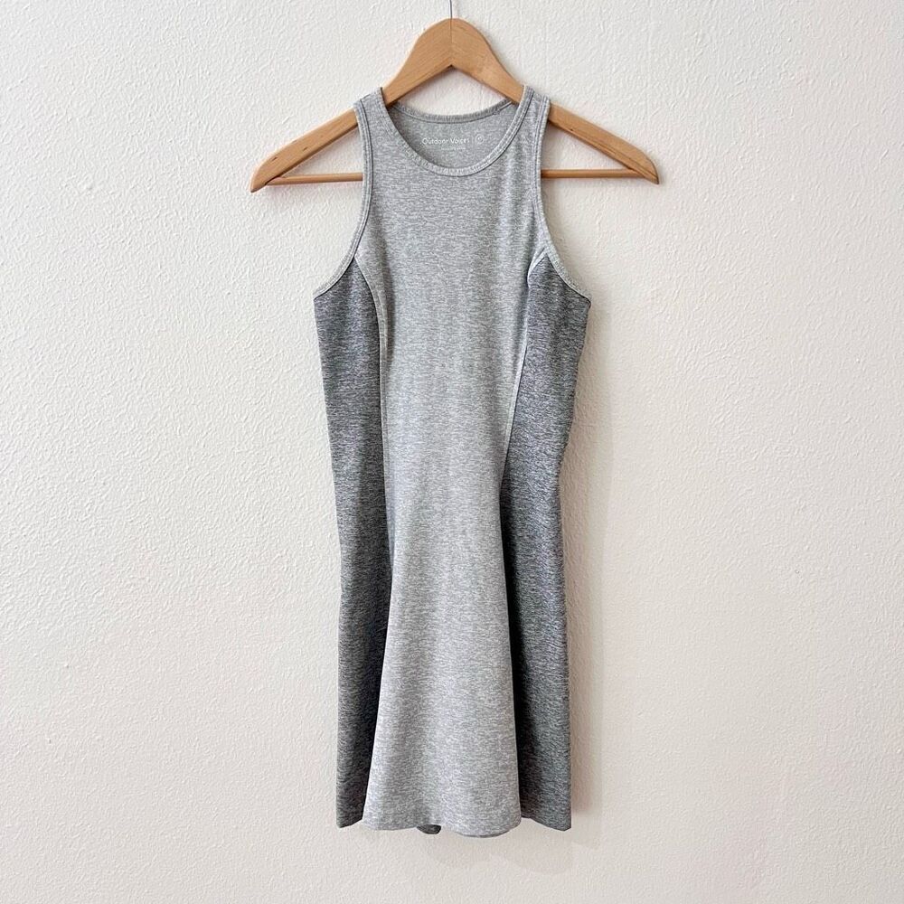 Outdoor Voices Athena Dress Women’s Size XS Two Tone Gray Stretch Activewear